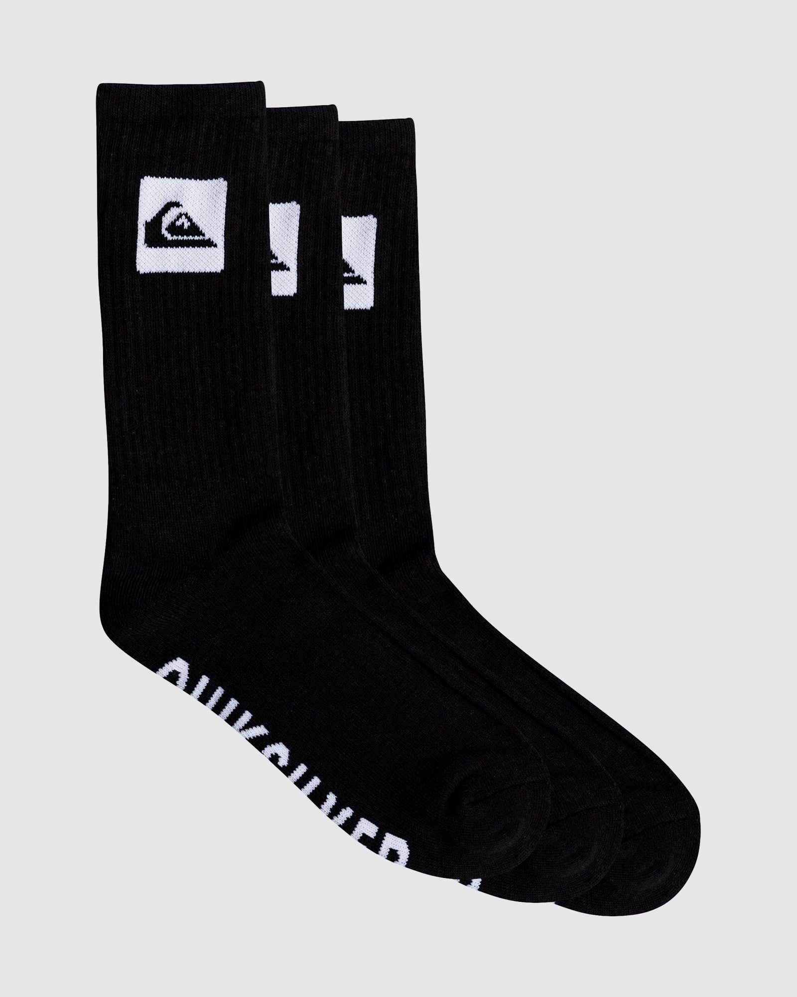 QUIKSILVER Mens Quik 3 Pack Socks