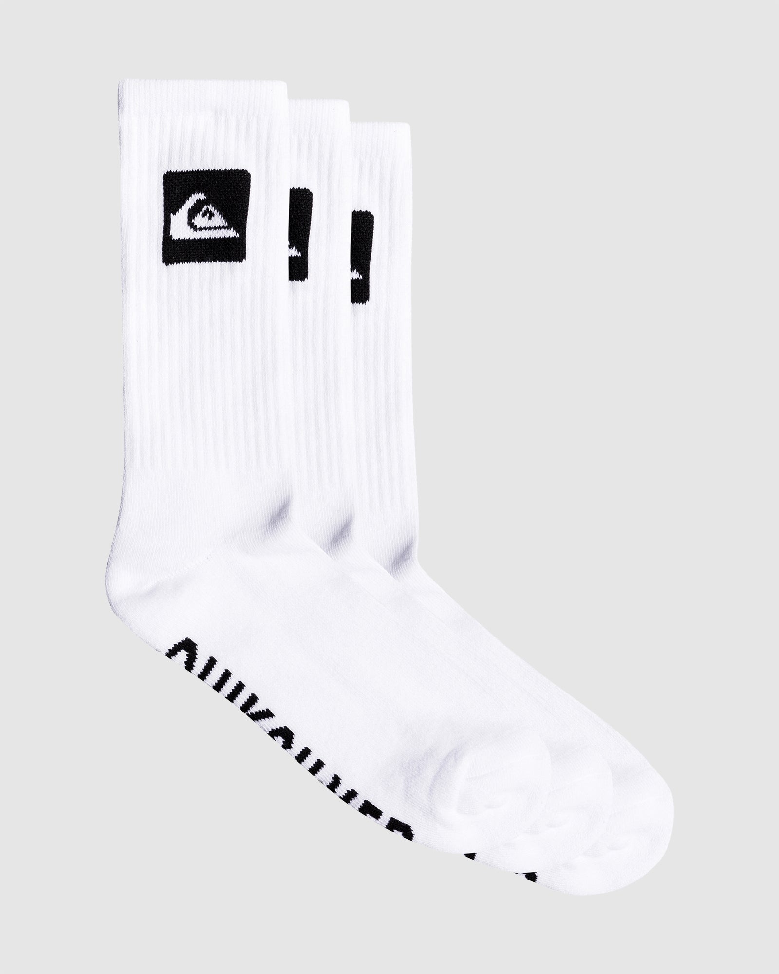 QUIKSILVER Mens Quik 3 Pack Socks