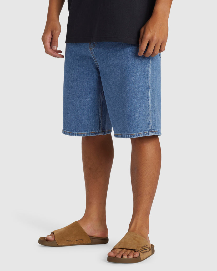 Mens Saturn Baggy Baggy Denim Shorts