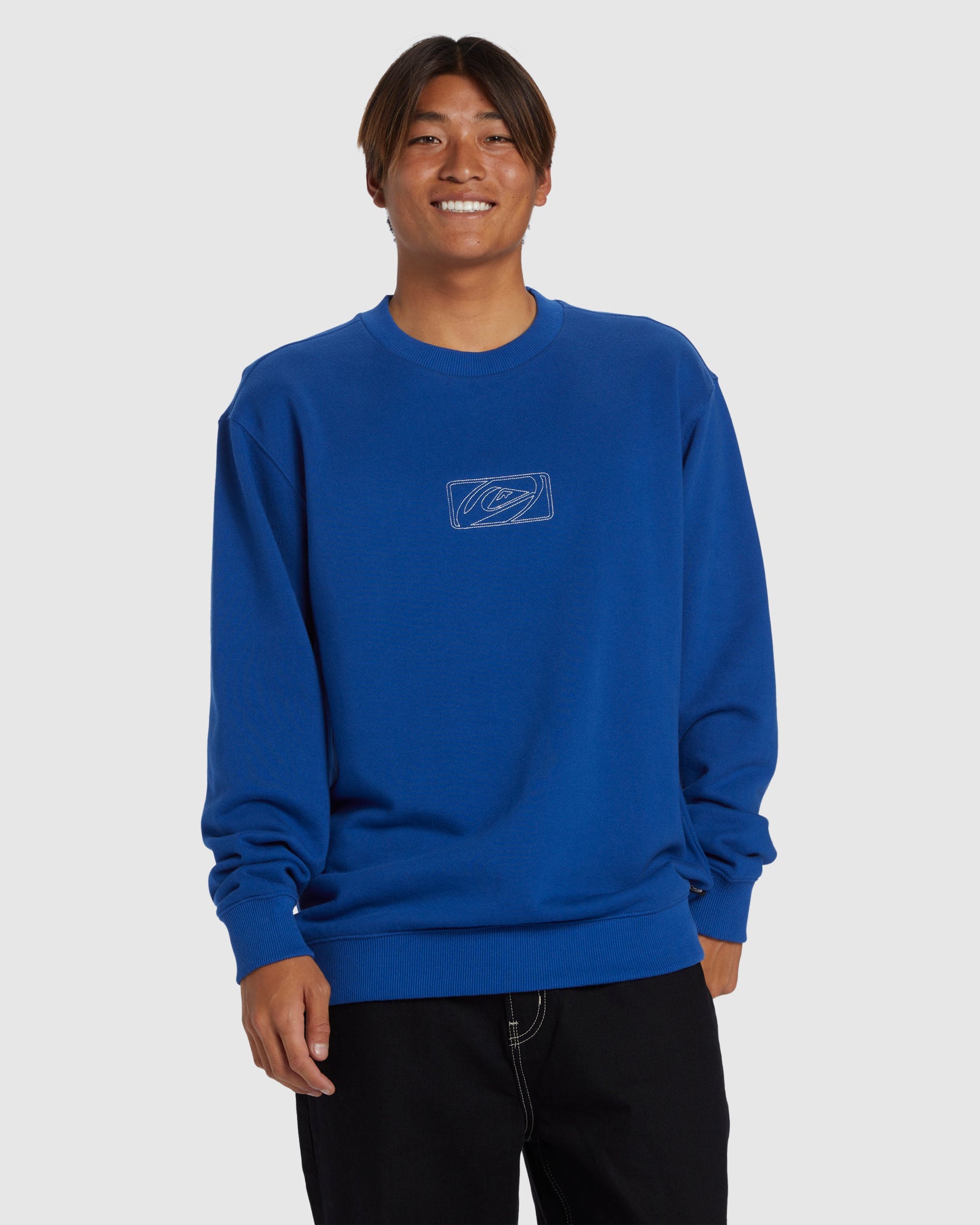 QUIKSILVER Mens Saturn Crew Neck Sweatshirt