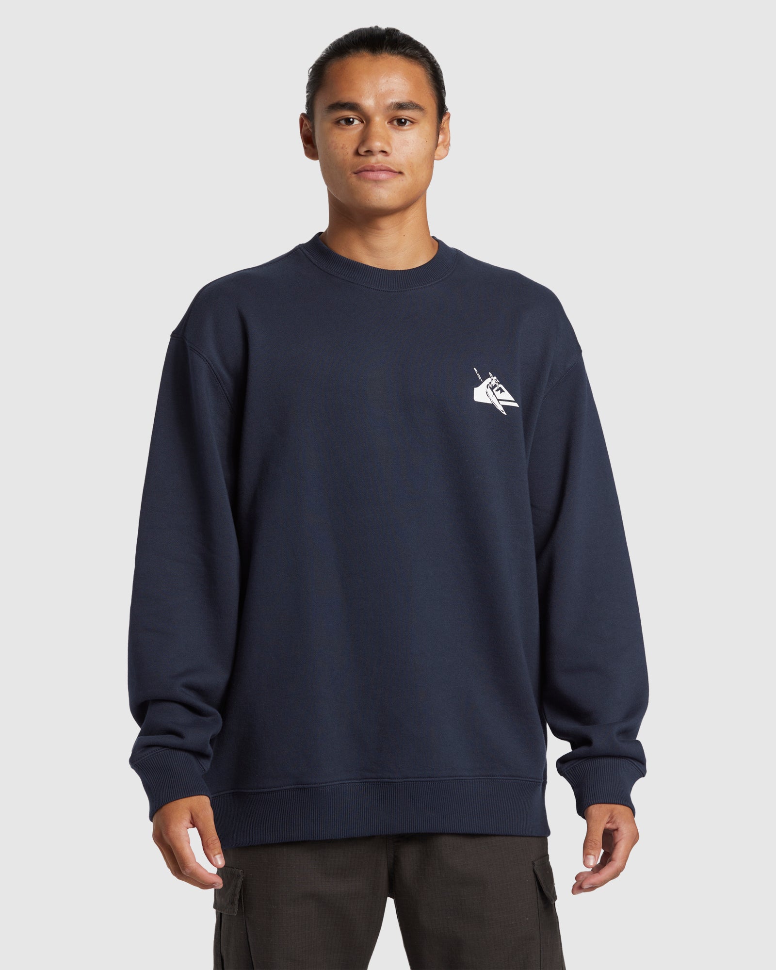 QUIKSILVER Mens DNA Petroglyph Pullover Sweatshirt