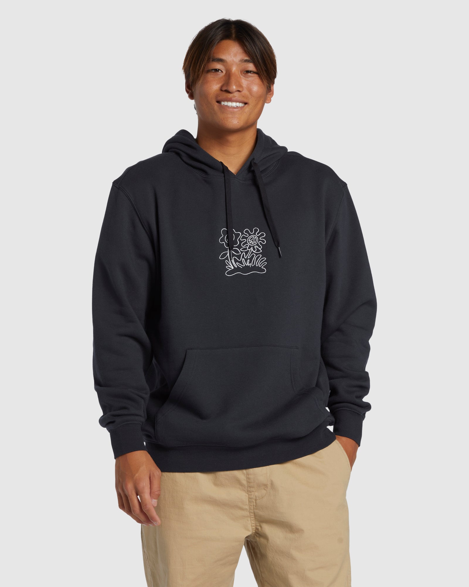 QUIKSILVER Mens Graphic Mix Pullover Hoodie