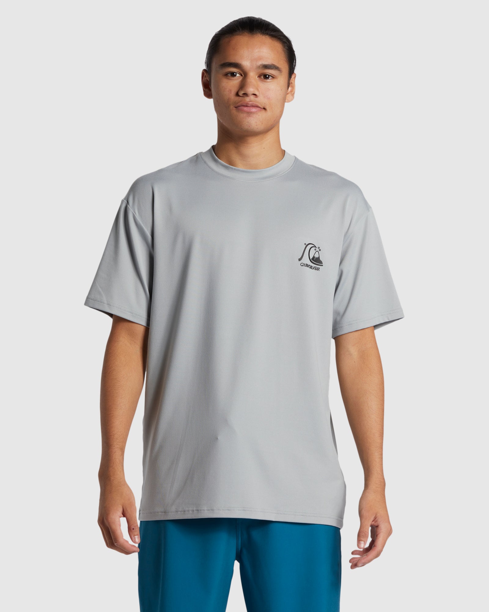 QUIKSILVER Mens DNA Bubble Logo Short Sleeve Upf 50 Surf T-Shirt