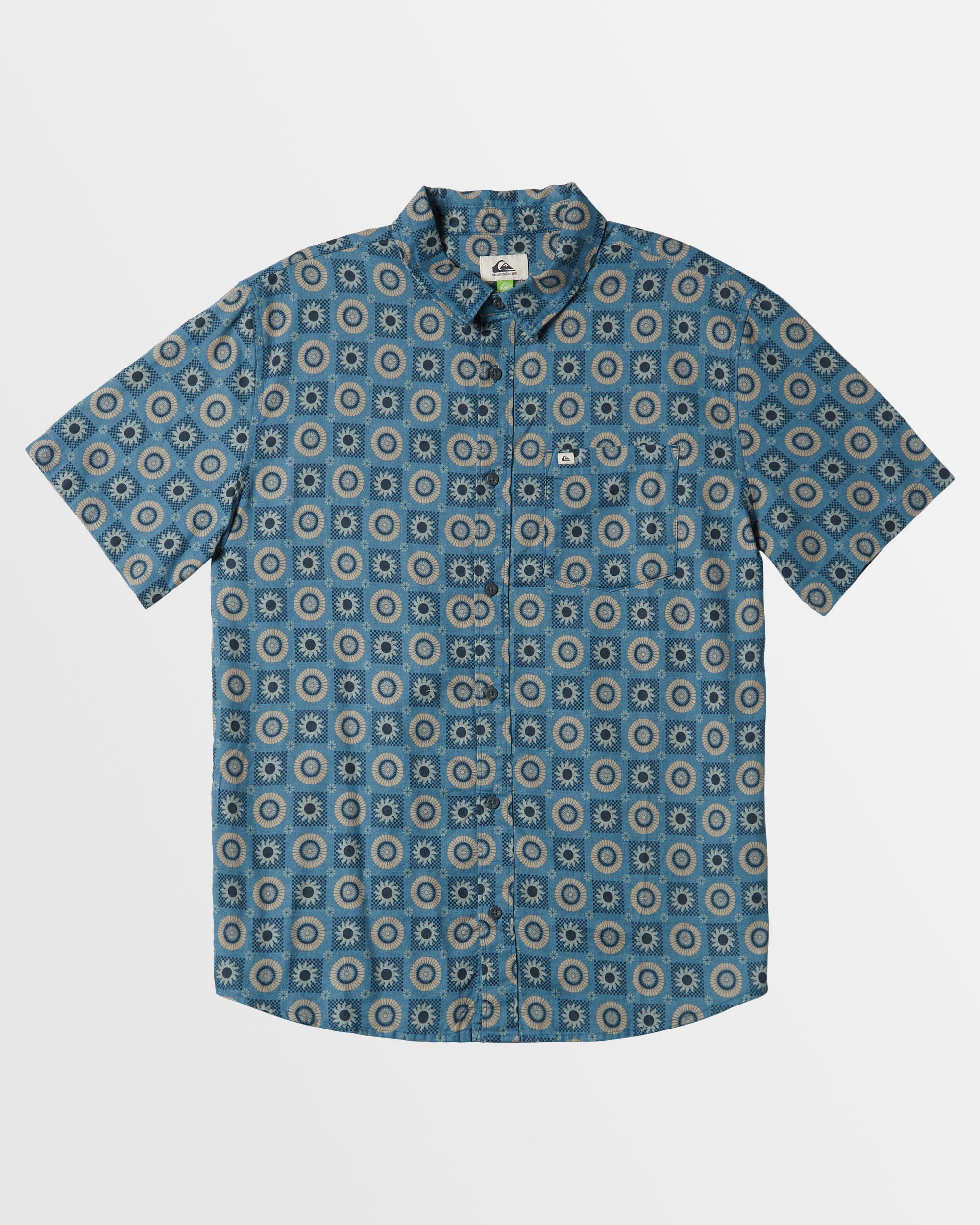 QUIKSILVER Mens Mandala Short Sleeve Shirt