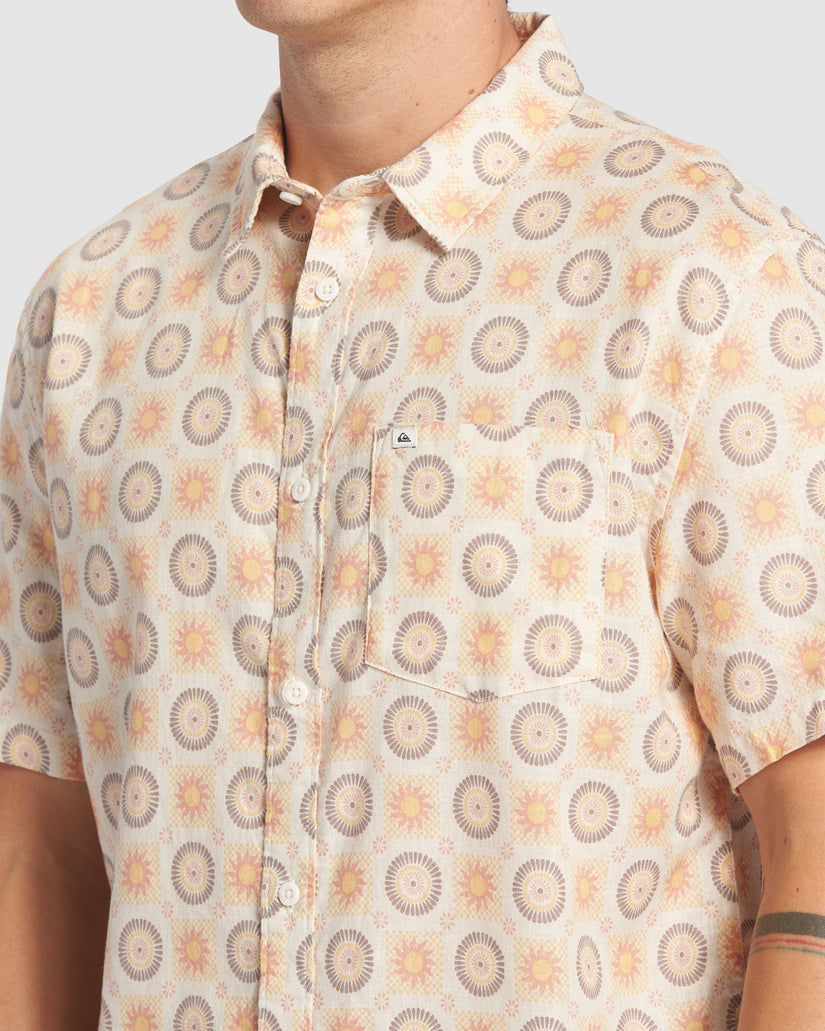 Mens Mandala Short Sleeve Shirt