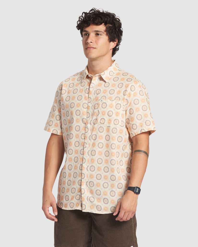 Mens Mandala Short Sleeve Shirt