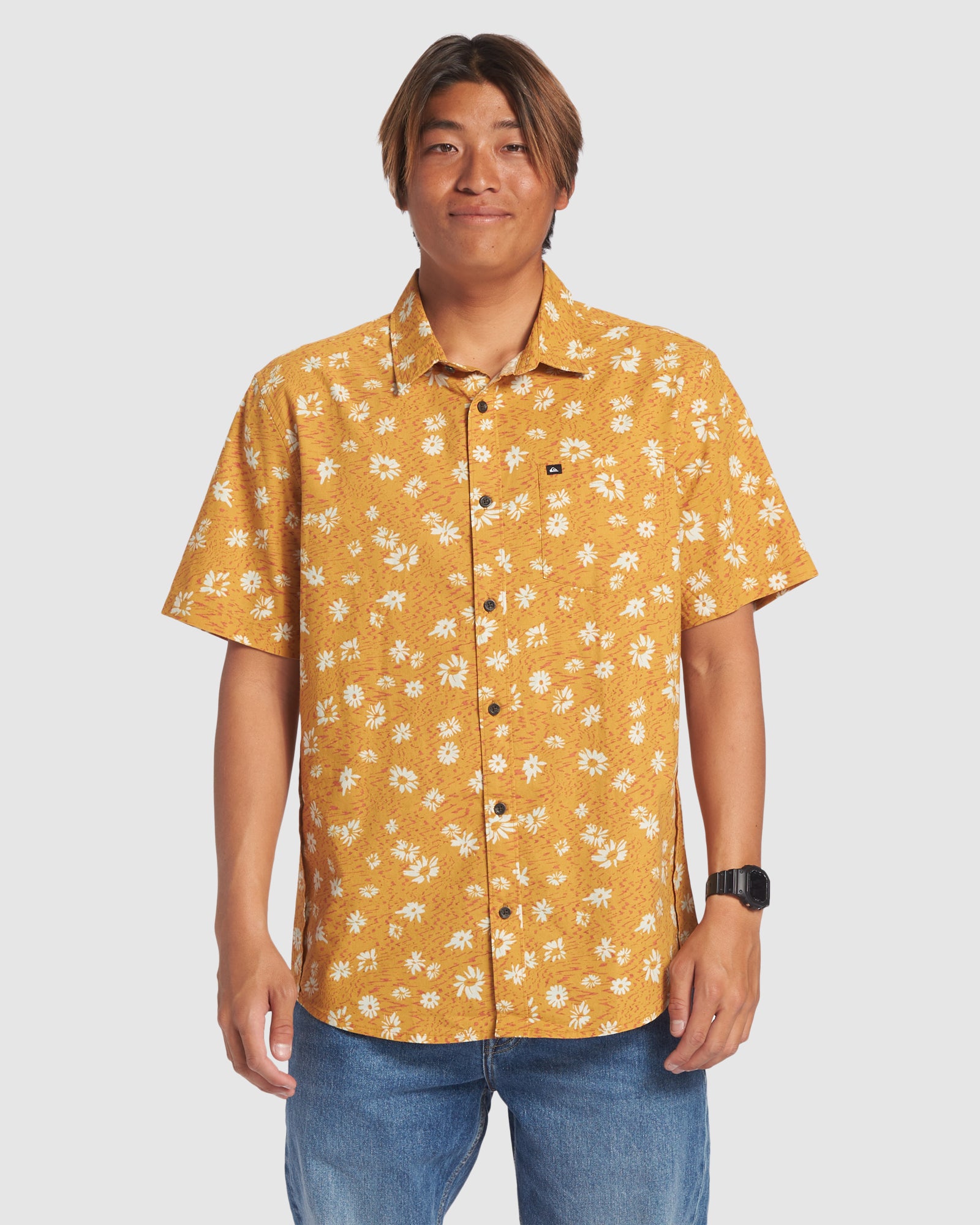 QUIKSILVER Mens Future Hippie Short Sleeve Shirt