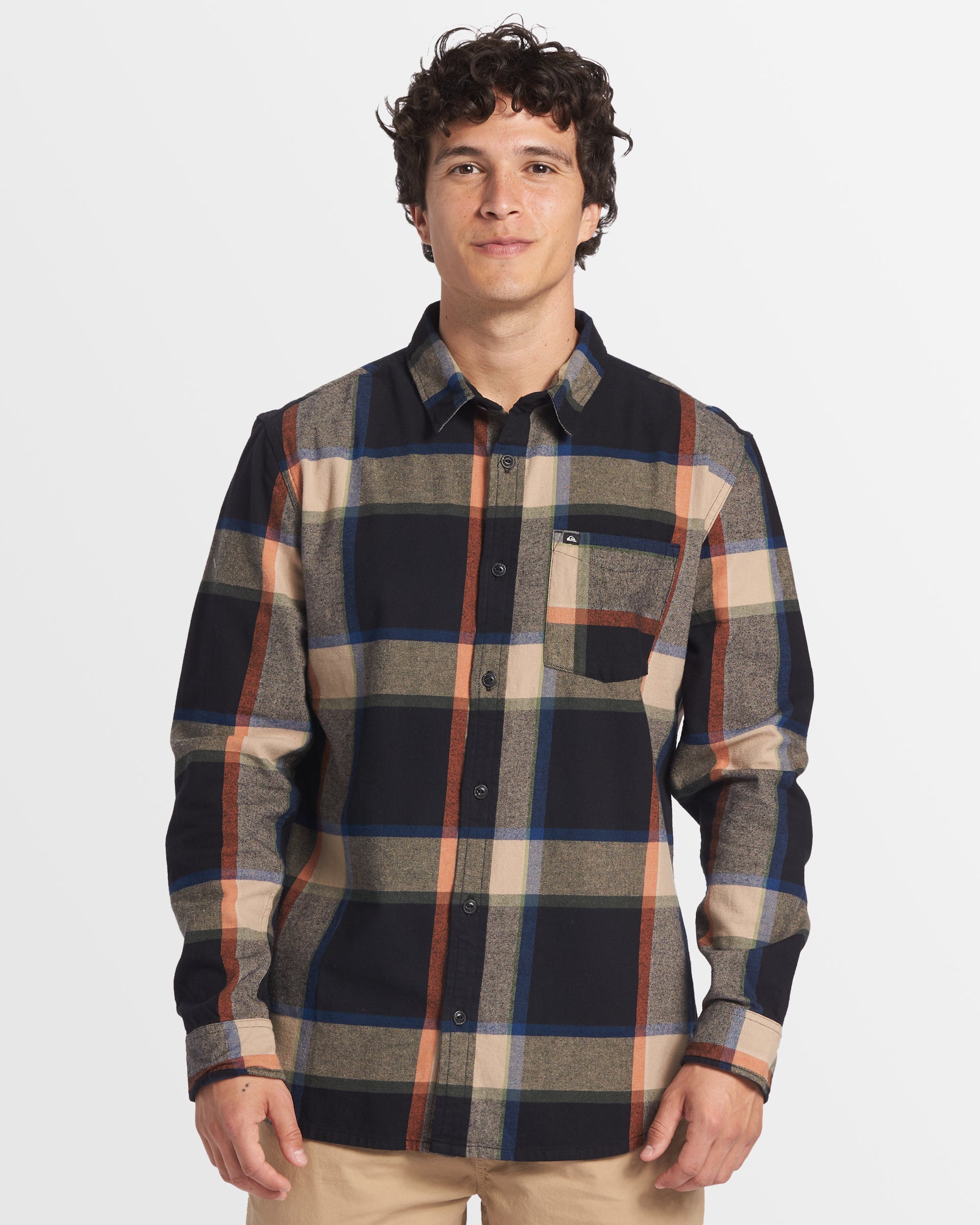 QUIKSILVER Mens Brooks Long Sleeve Shirt