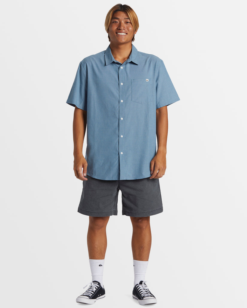 Mens Shoreline Classic Short Sleeve Woven Shirt