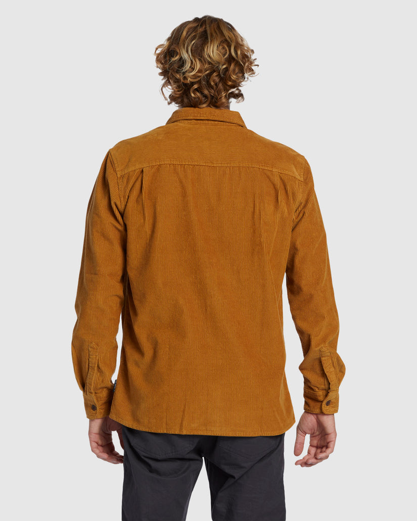 Mens Venture Long Sleeve Corduroy Shirt