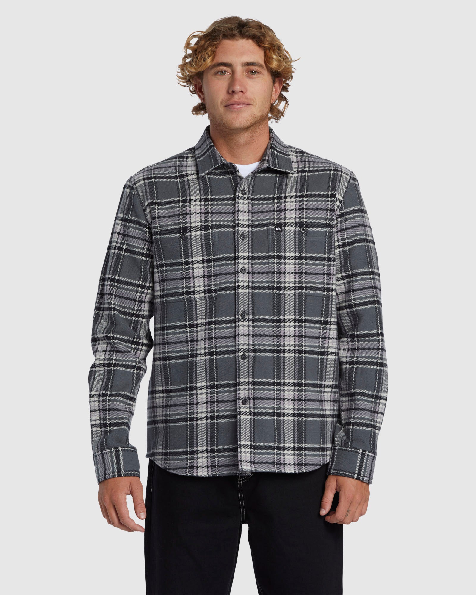 QUIKSILVER Mens Intrepide Explorer Long Sleeve Flannel Shirt