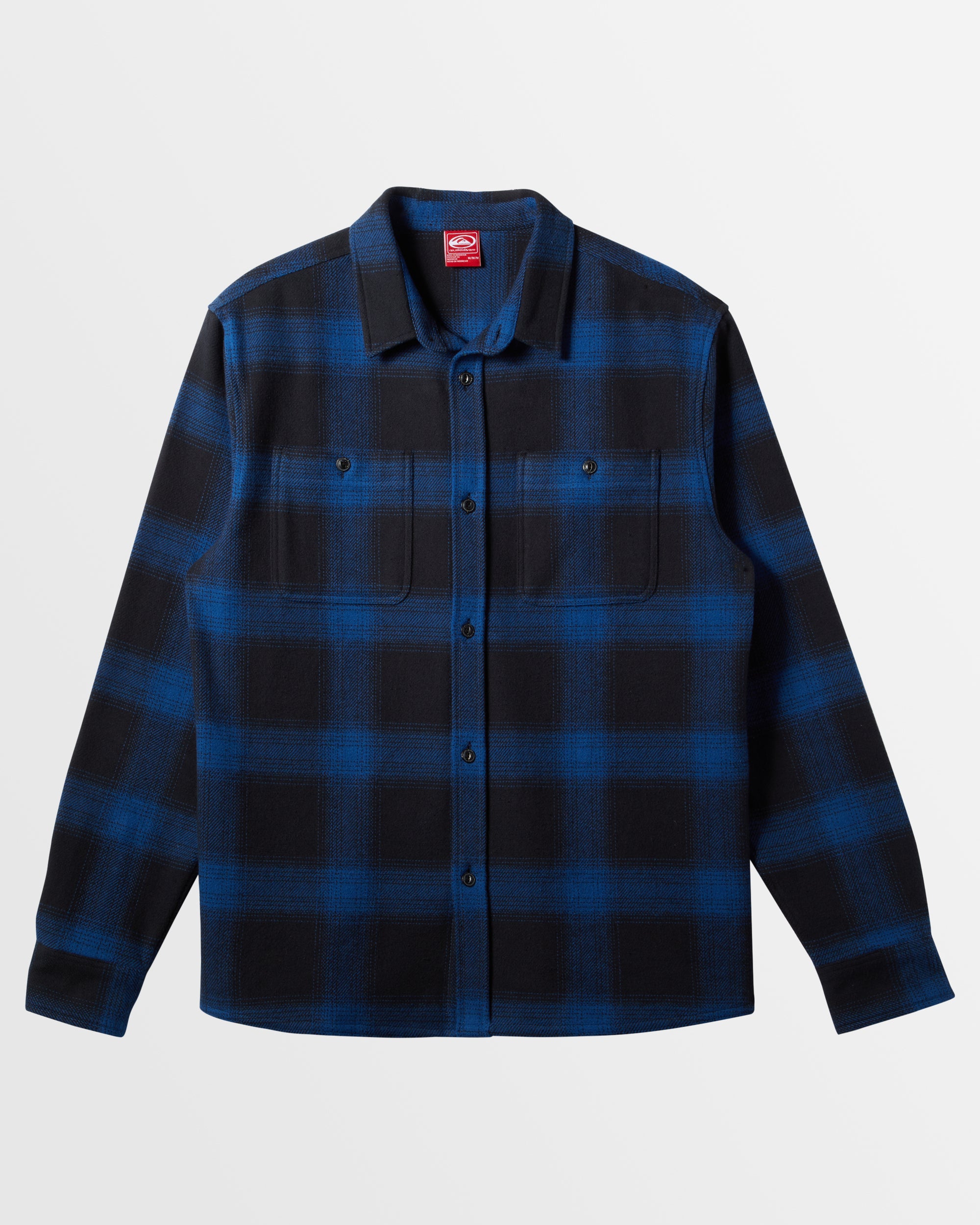 QUIKSILVER Mens Saturn Shadow Plaid Long Sleeve Flannel Shirt