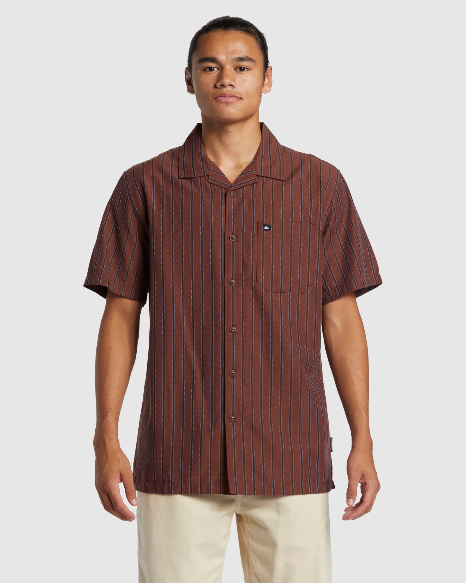 QUIKSILVER Mens Casa Casual Short Sleeve Shirt