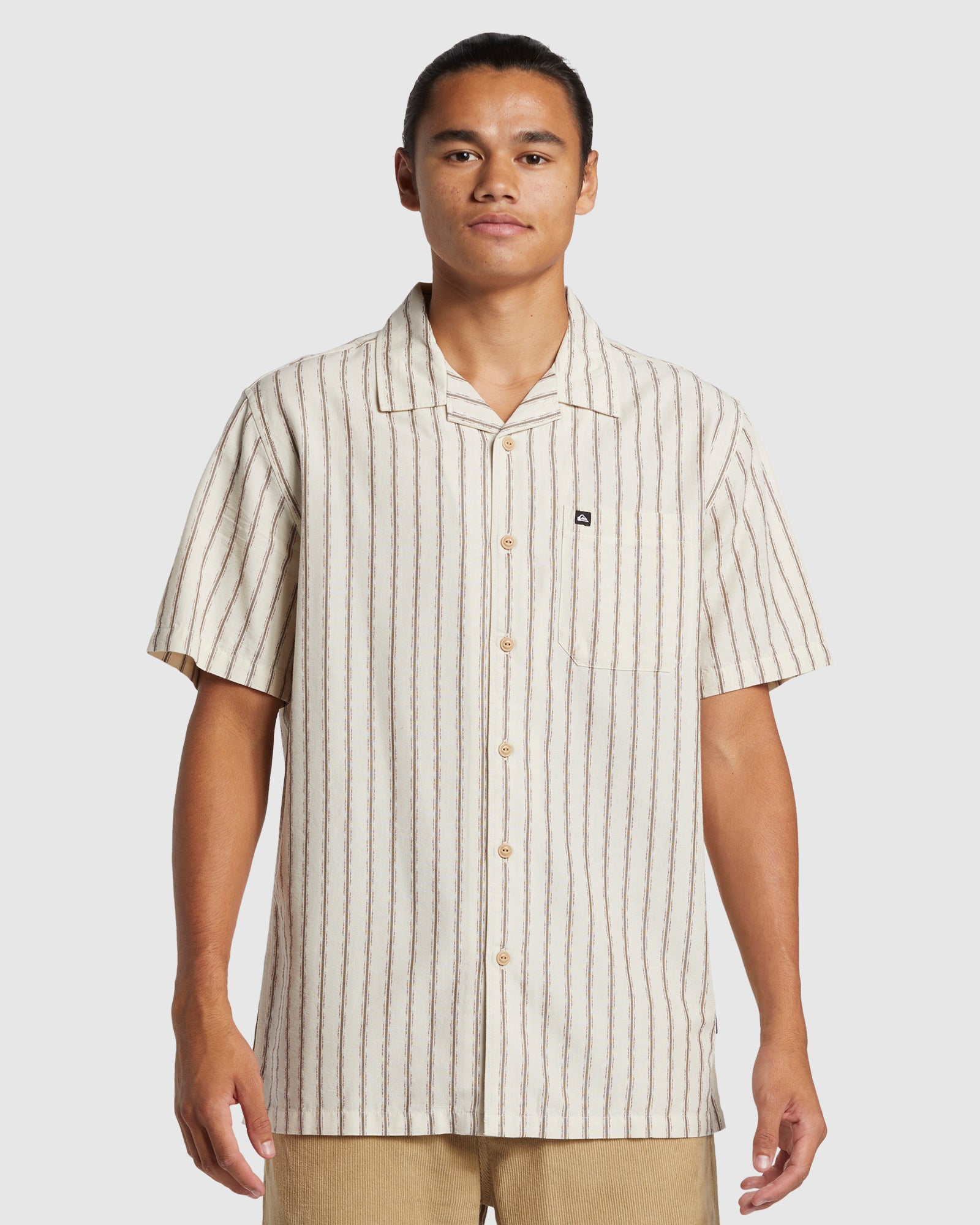 QUIKSILVER Mens Casa Casual Short Sleeve Shirt