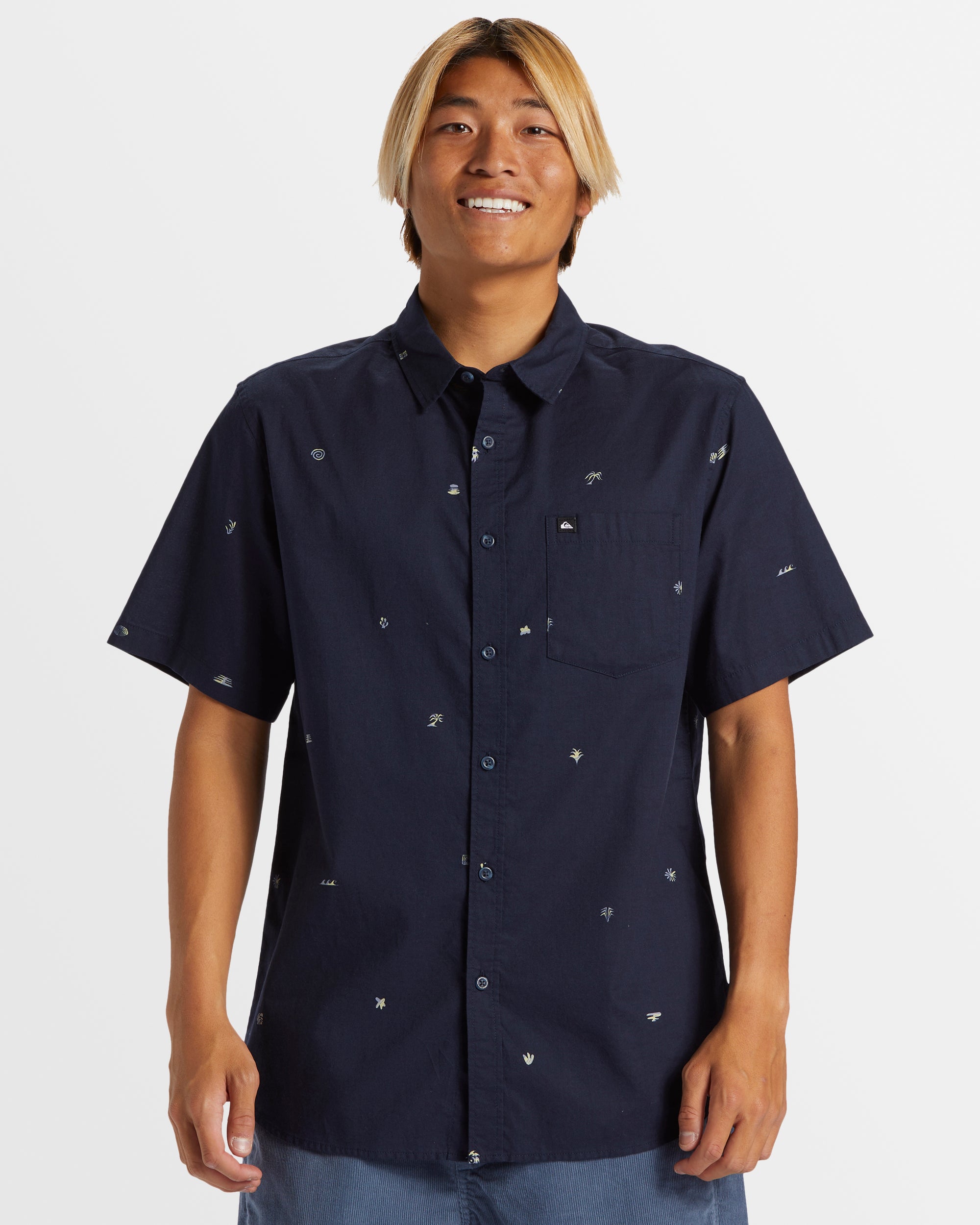 QUIKSILVER Mens Apero Classic Short Sleeve Shirt