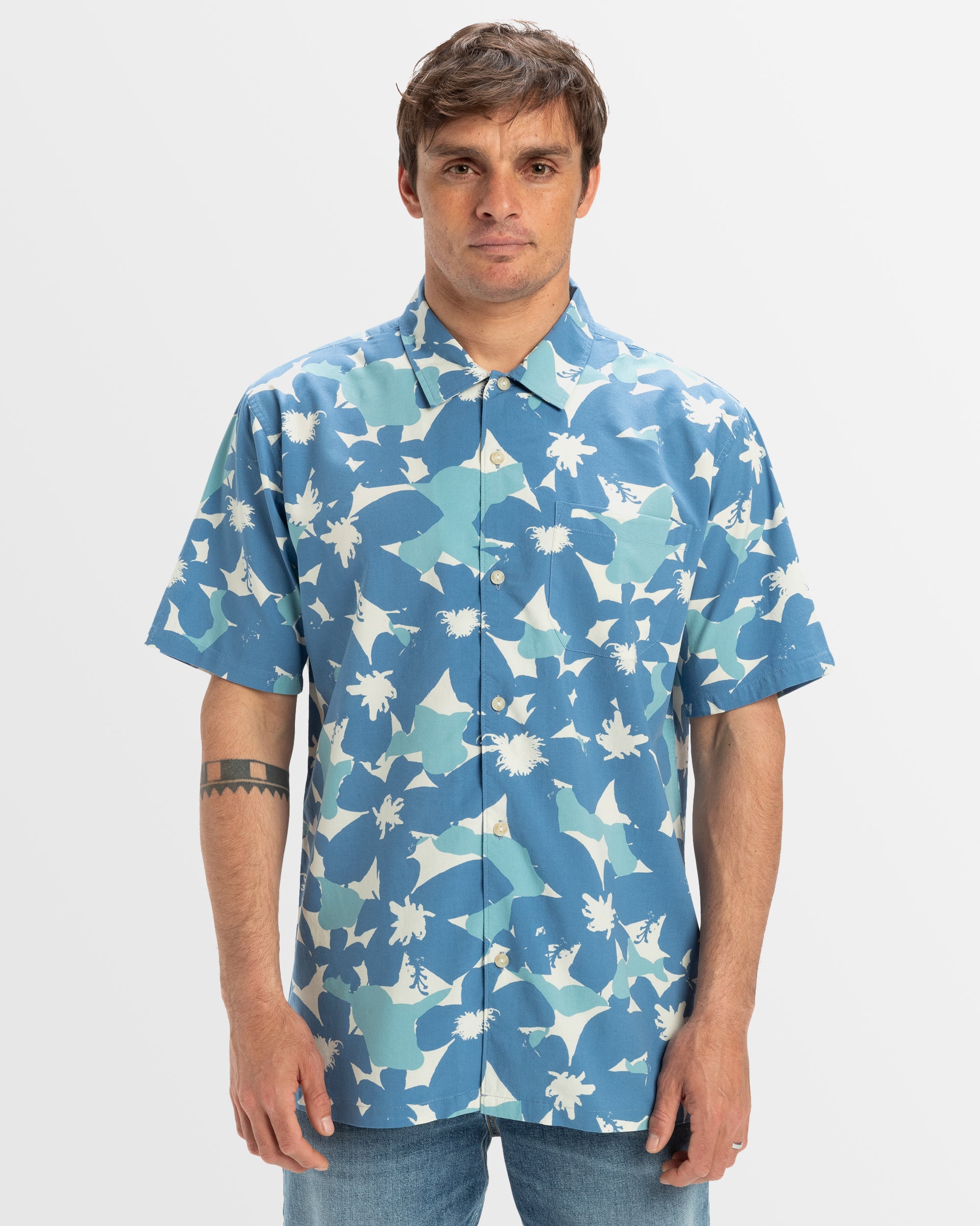 QUIKSILVER Mens Beach Club Casual Shirt