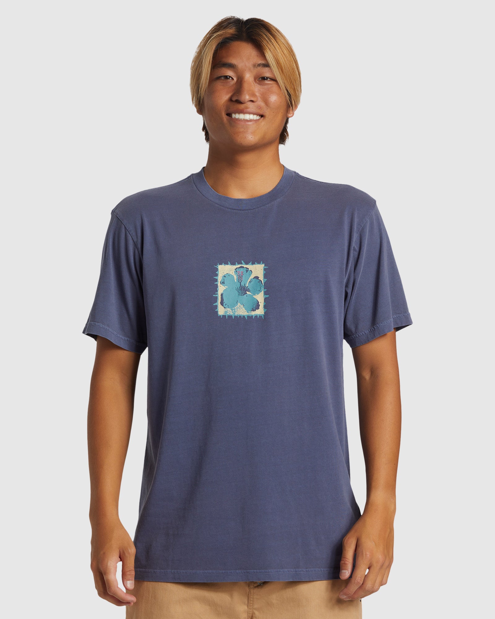 QUIKSILVER Mens Hibiscus T-Shirt