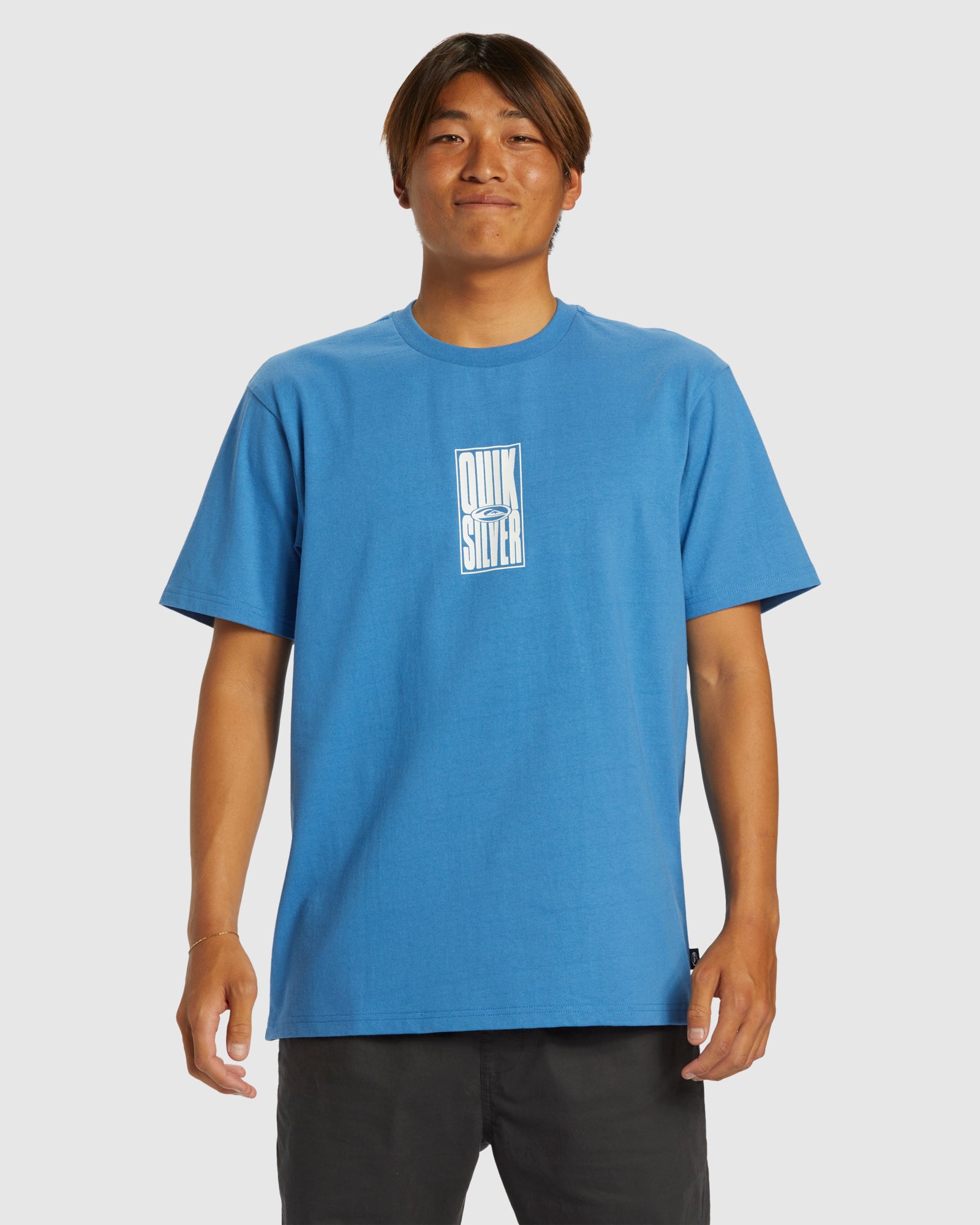 QUIKSILVER Mens Tall Stack Oversized Short Sleeve T-Shirt