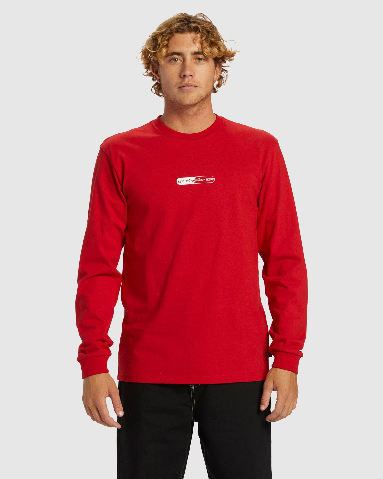 QUIKSILVER Mens Pills Stn Long Sleeve T-Shirt