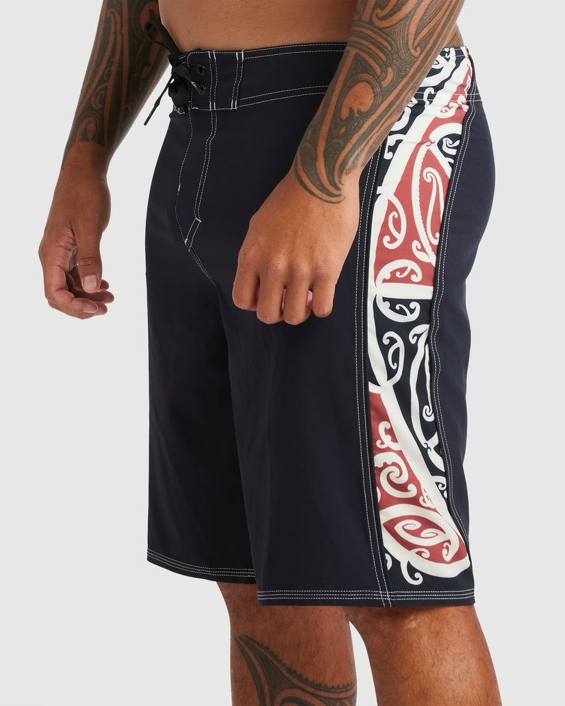 Mens Kowhaiwhai Mangopare 20" Boardshorts