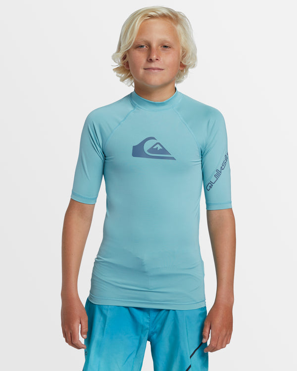 Boys 8-16 All Time Short Sleeve UPF 50 Rash Vest