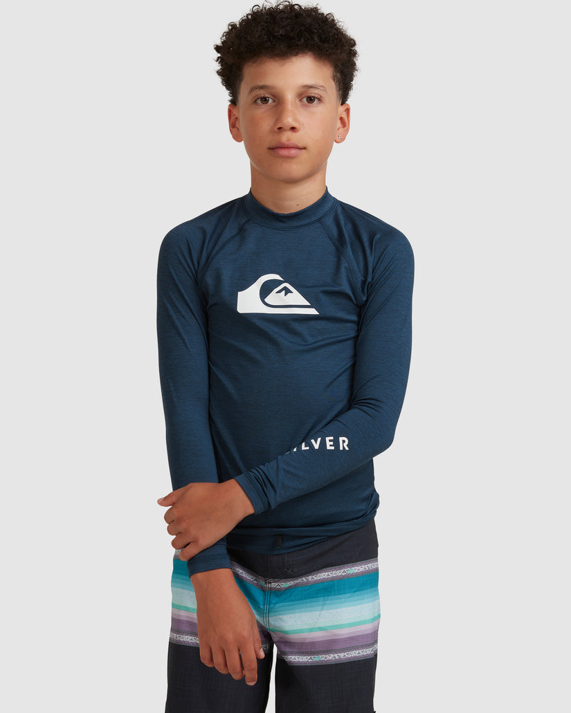 Boys 8-16 All Time Long Sleeve UPF 50 Rash Vest