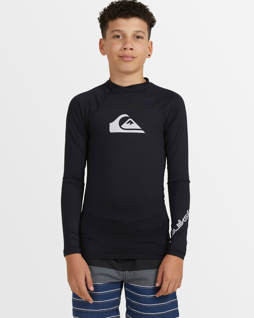 Boys 8-16 All Time Long Sleeve UPF 50 Rash Vest