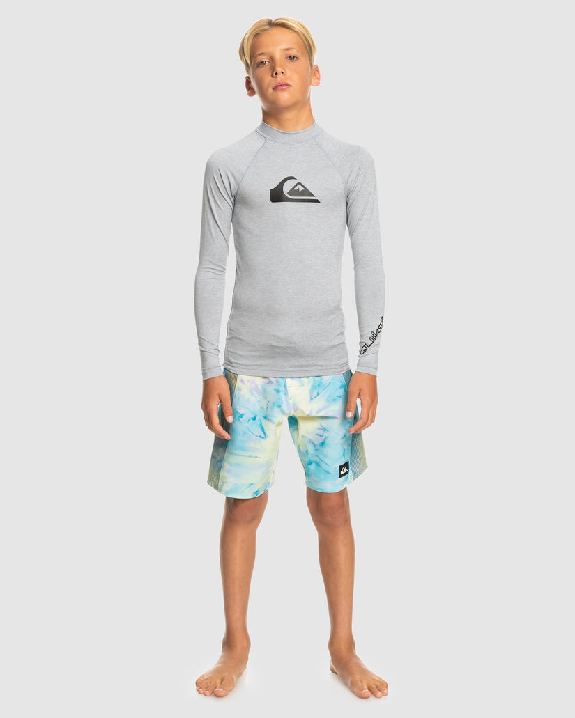 Boys 8-16 All Time Long Sleeve UPF 50 Rash Vest