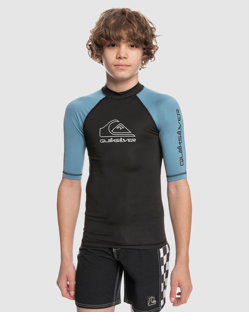 Boys 8-16 On Tour Short Sleeve Rash Vest