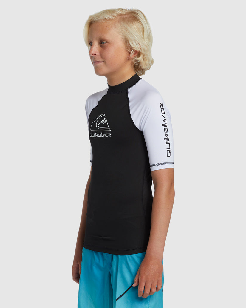 Boys 8-16 On Tour Short Sleeve Rash Vest