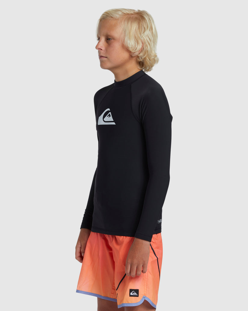 Boys 8-16 Heater Long Sleeve UPF 50 Rash Vest