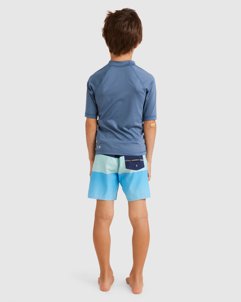 Boys 2-7 All Time Short Sleeve UPF 50 Rash Vest