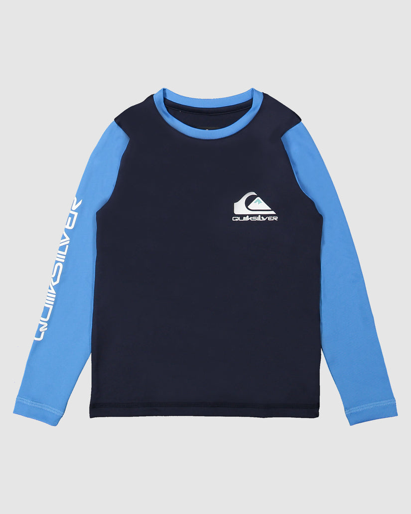 Boys 2-7 Heats Omni Long Sleeve UPF 50 Rash Vest