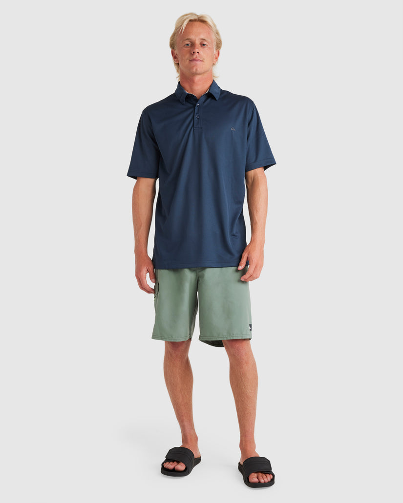 Mens Waterman Water Short Sleeve Polo Shirt