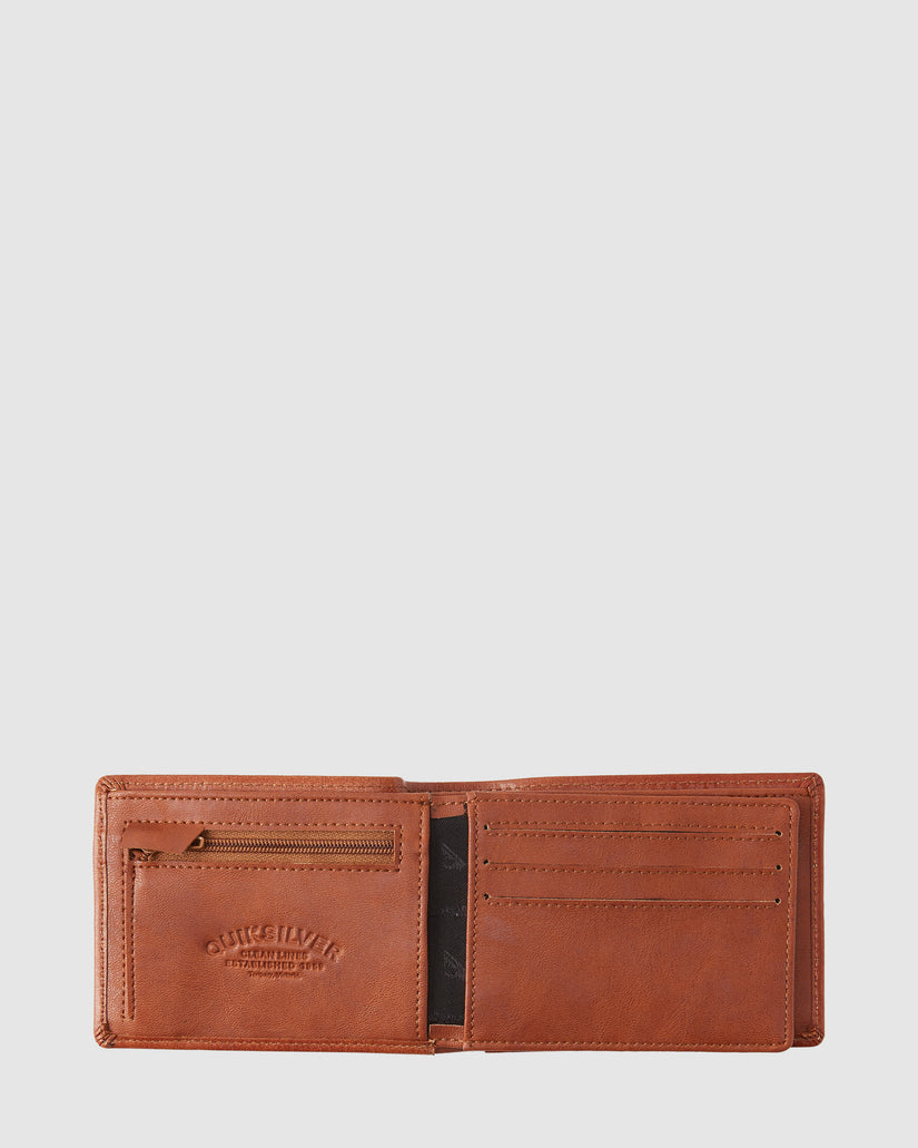 Mens Mac Tri-Fold Leather Wallet