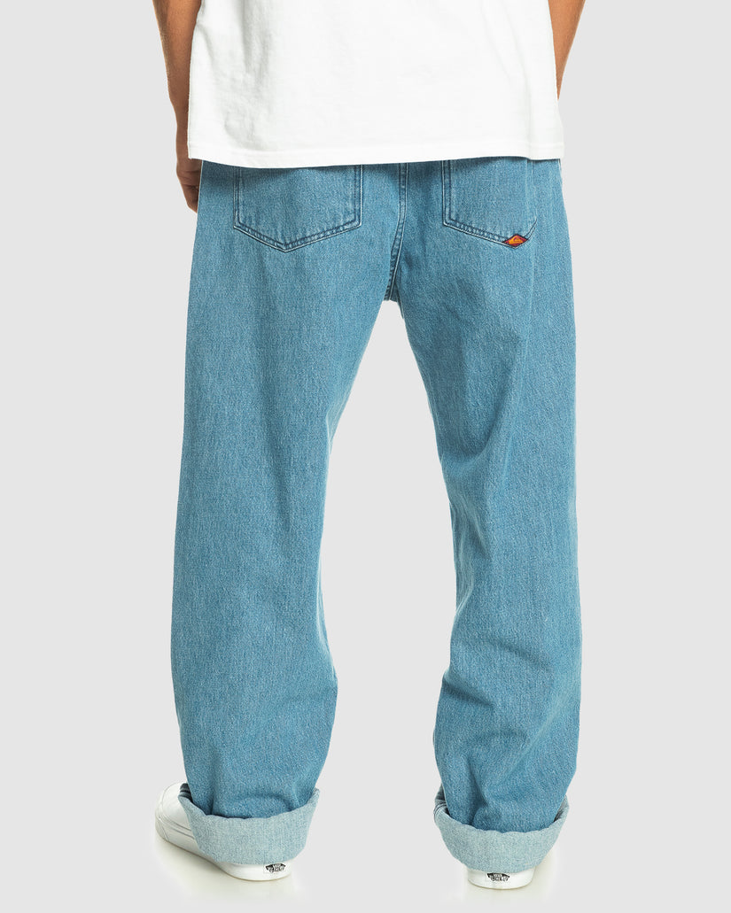 Mens Baggy Nineties Wash Jeans