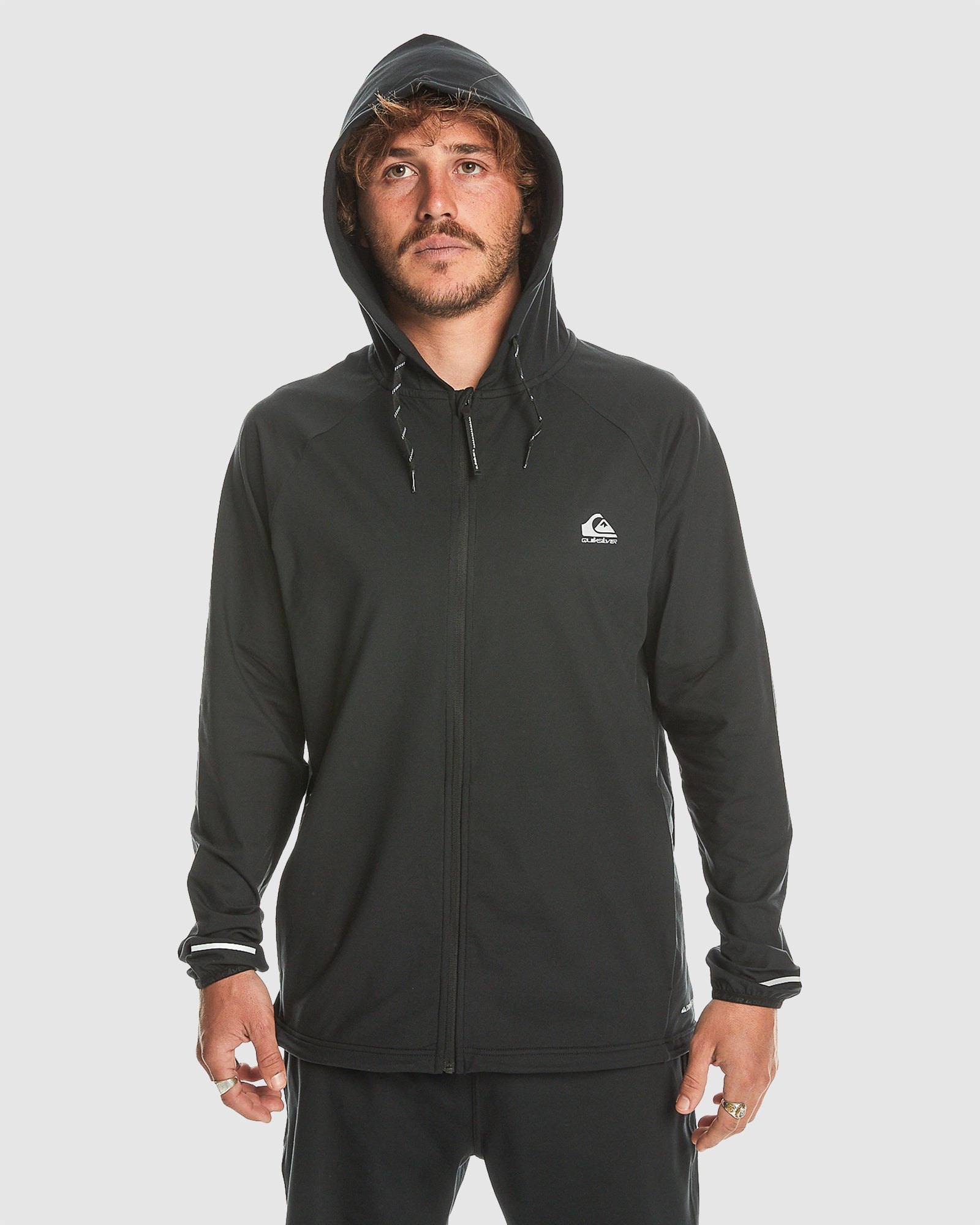 QUIKSILVER Mens Knit Training Technical Zip-Up Hoodie