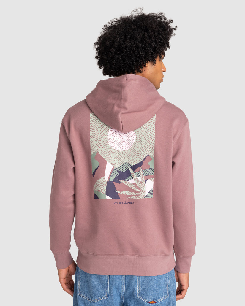 Mens Abstract Nature Pullover Hoodie