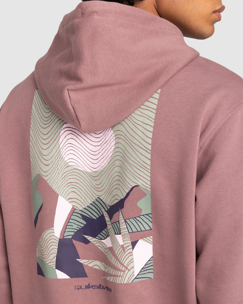 Mens Abstract Nature Pullover Hoodie