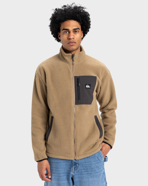 Mens Clean Coast Full Zip Crew Neck