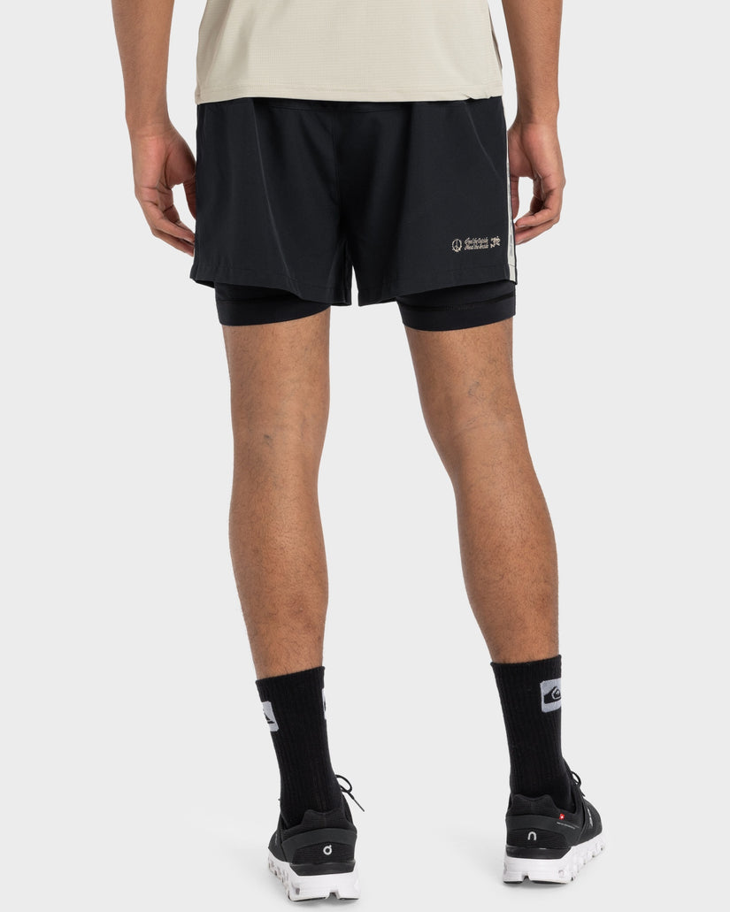 Mens Keep The Pace 14" Training Hybrid Shorts