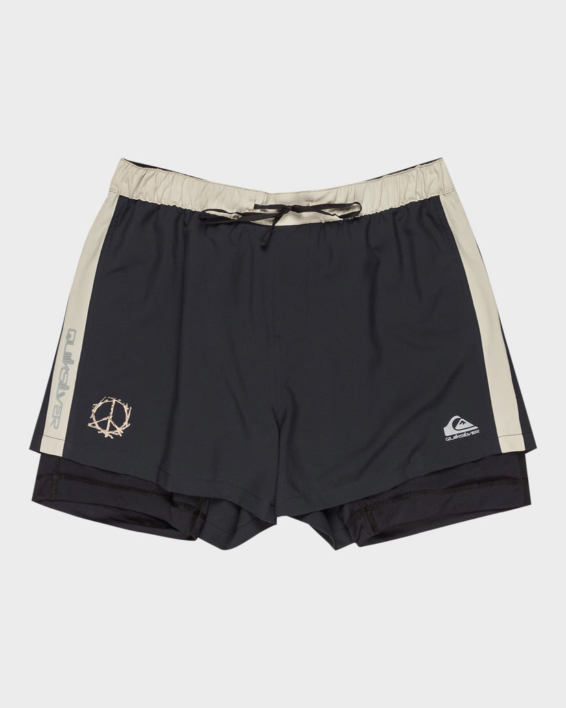 Mens Keep The Pace 14" Training Hybrid Shorts