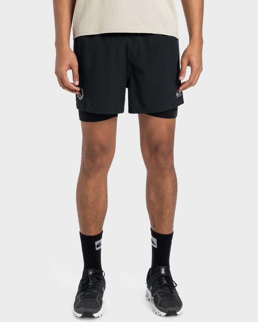 Mens Keep The Pace 14" Training Hybrid Shorts