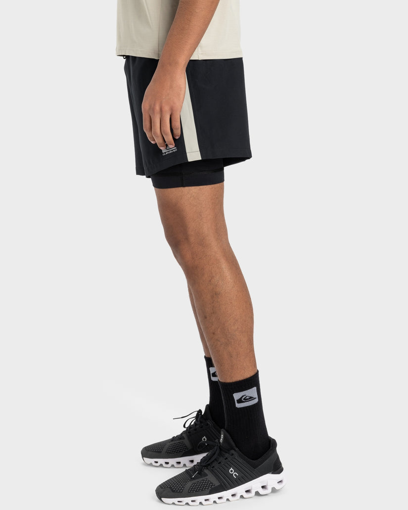 Mens Keep The Pace 14" Training Hybrid Shorts