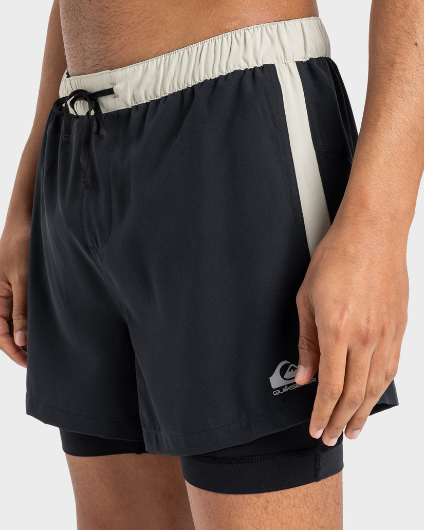 Mens Keep The Pace 14" Training Hybrid Shorts