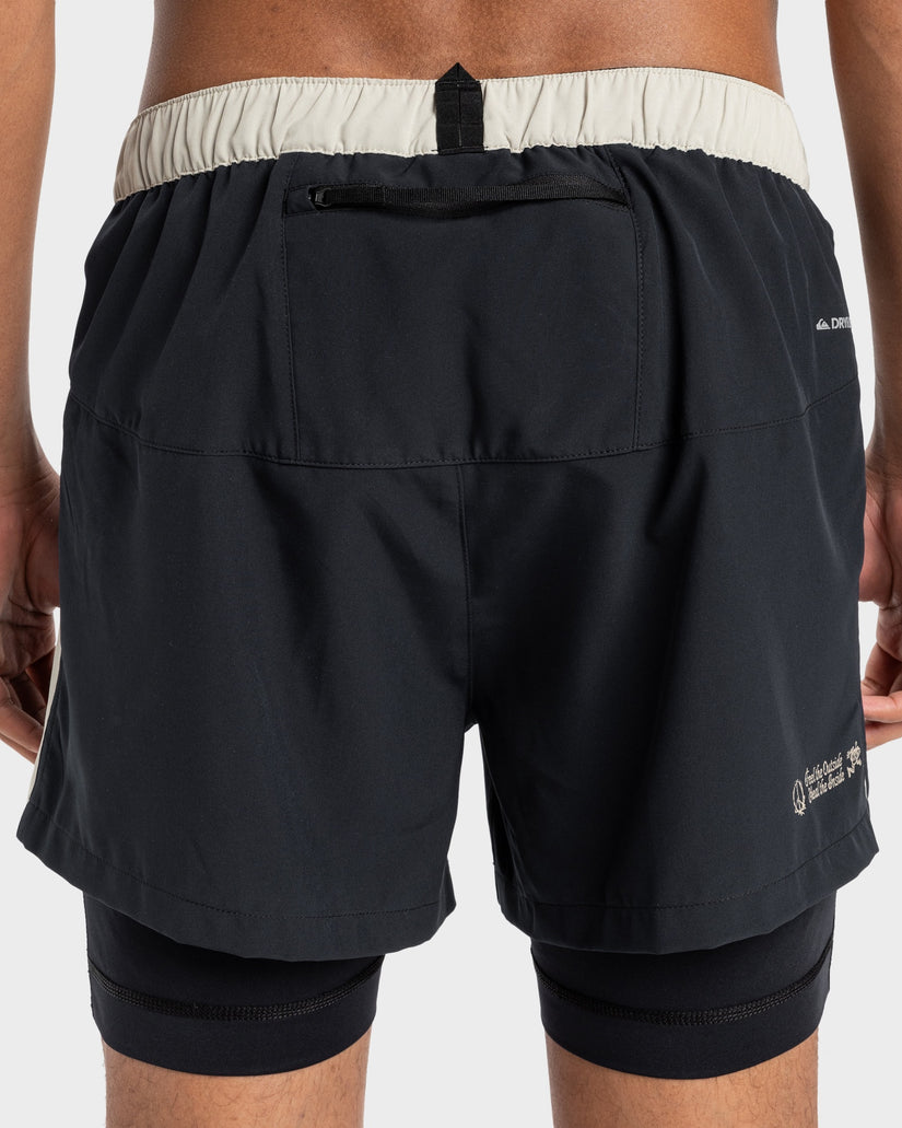 Mens Keep The Pace 14" Training Hybrid Shorts