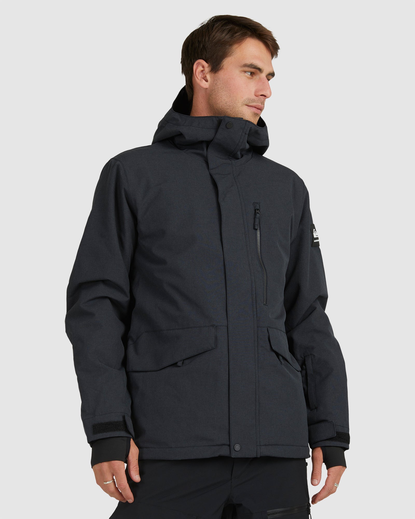 QUIKSILVER Mens Mission Solid Snow Jacket