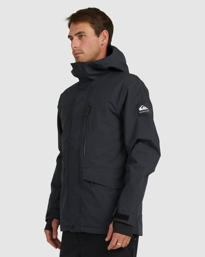 Mens Mission Solid Snow Jacket