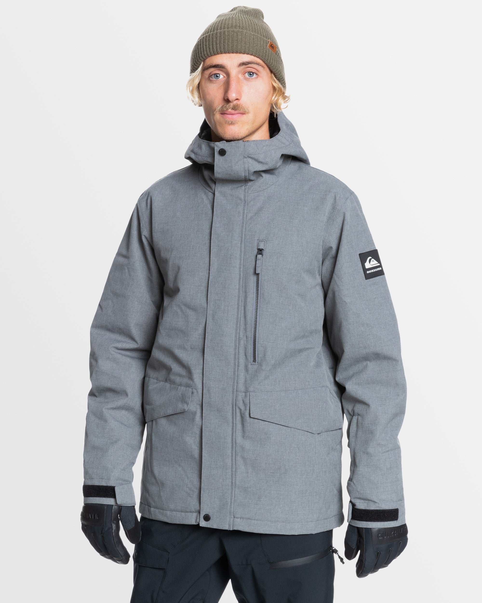 QUIKSILVER Mens Mission Solid Snow Jacket