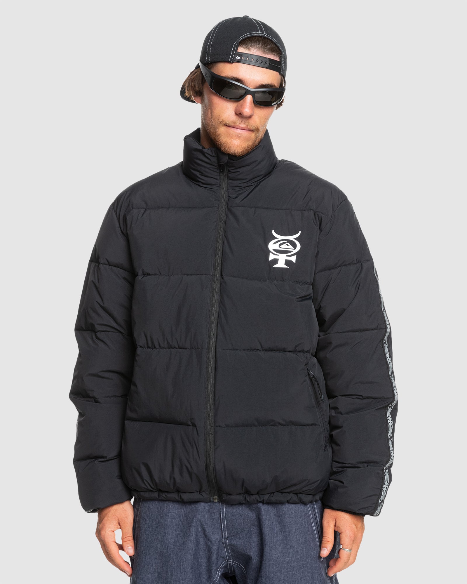 QUIKSILVER Mens Puff The Dragon Snow Jacket